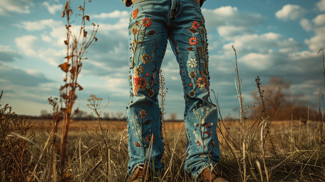 The Renaissance of Men's Embroidered Jeans