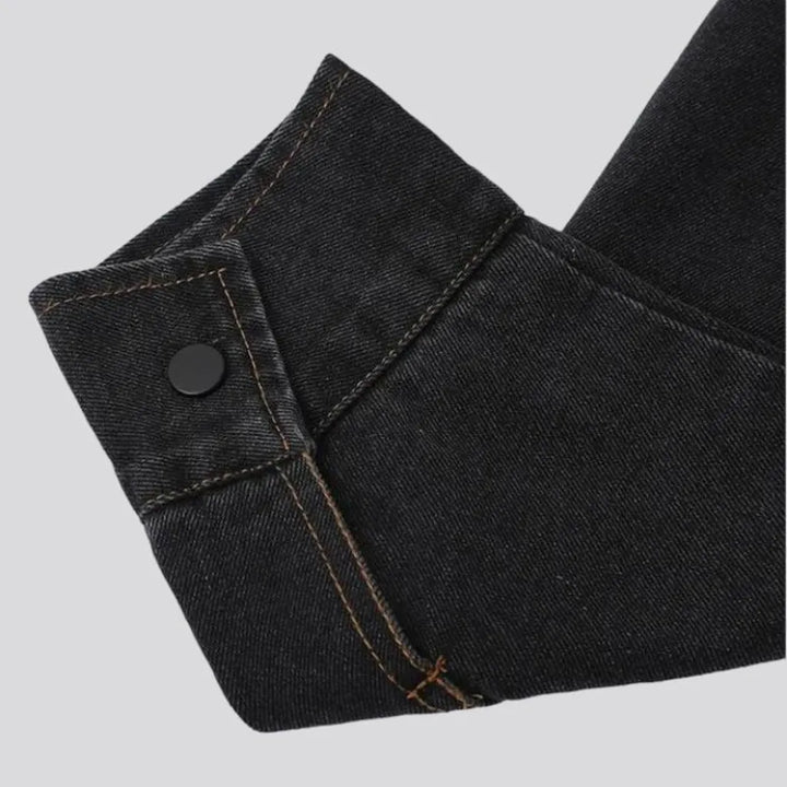 Vintage black jean jacket
 for women