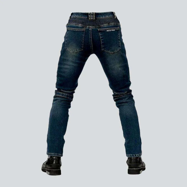 Protective men's moto jeans
