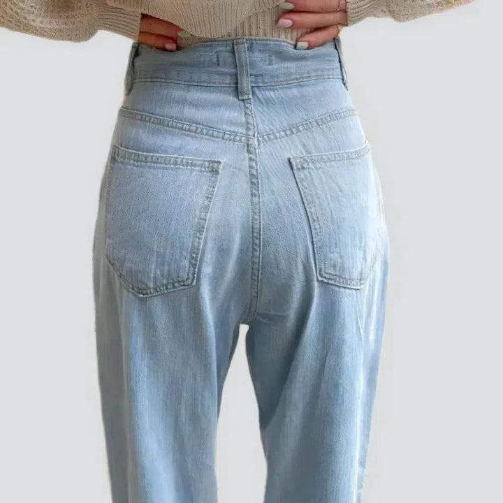 Street women's wide-leg jeans