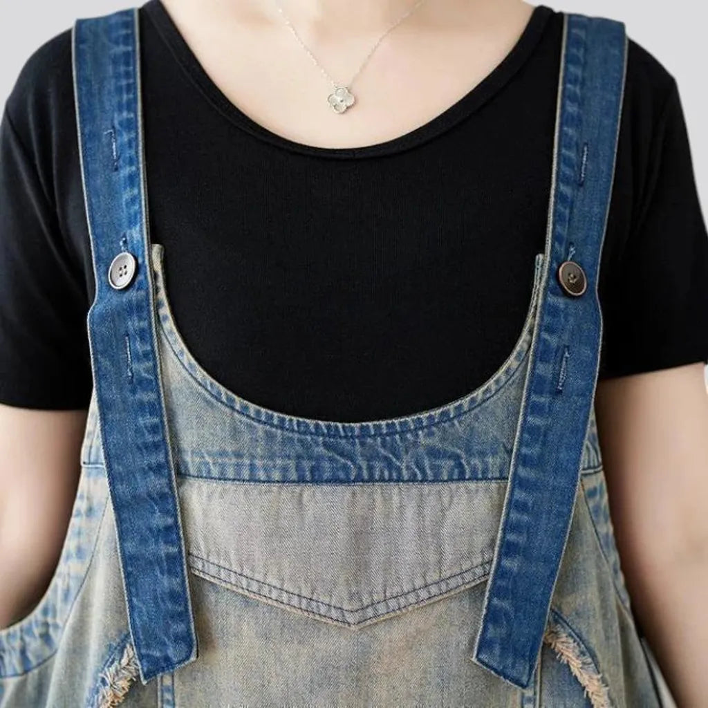 Vintage jean dungaree for ladies