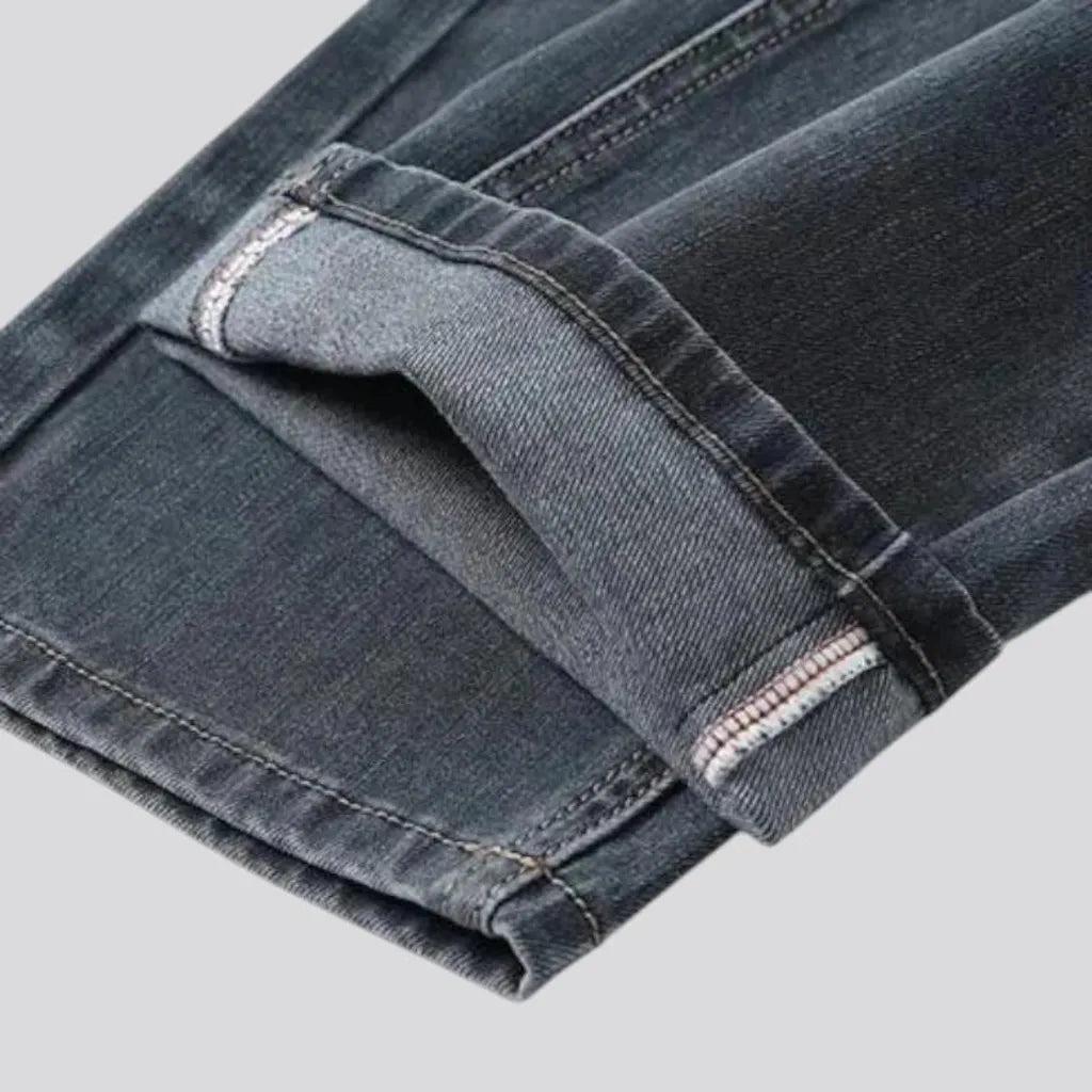 High rise stylish men's jeans