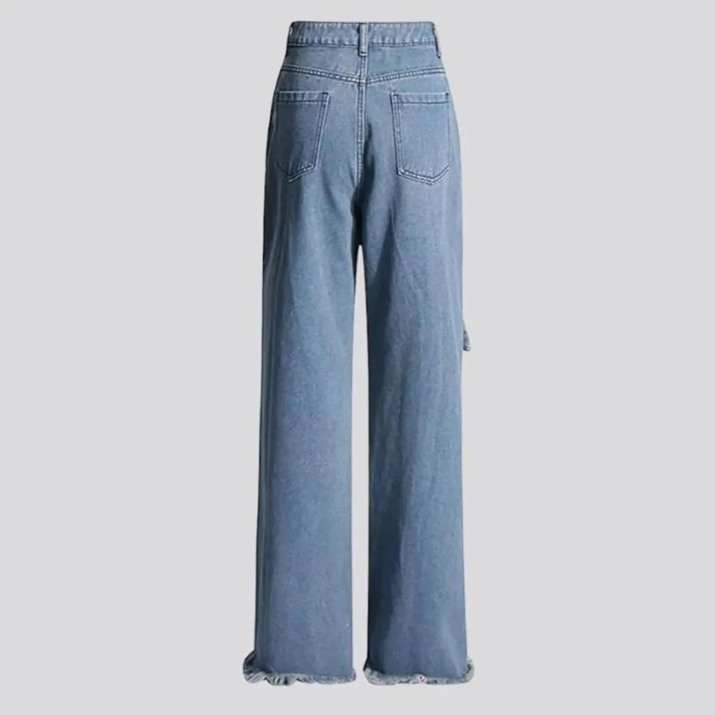 Women's layered jeans