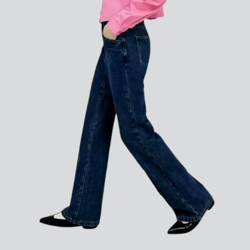 Bootcut fit dark women's jeans