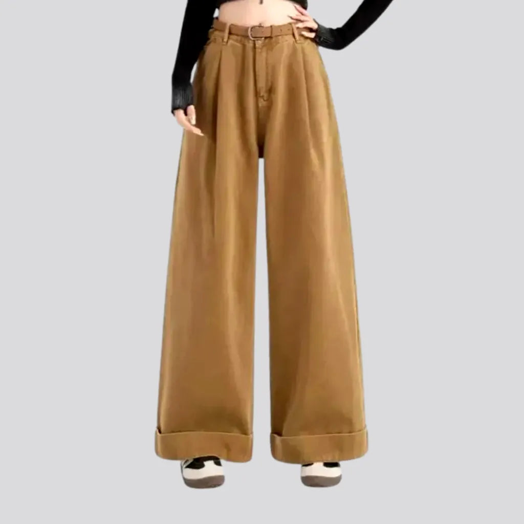 High-waist Baggy Fit Denim Pants for Women | Jeans4you.shop