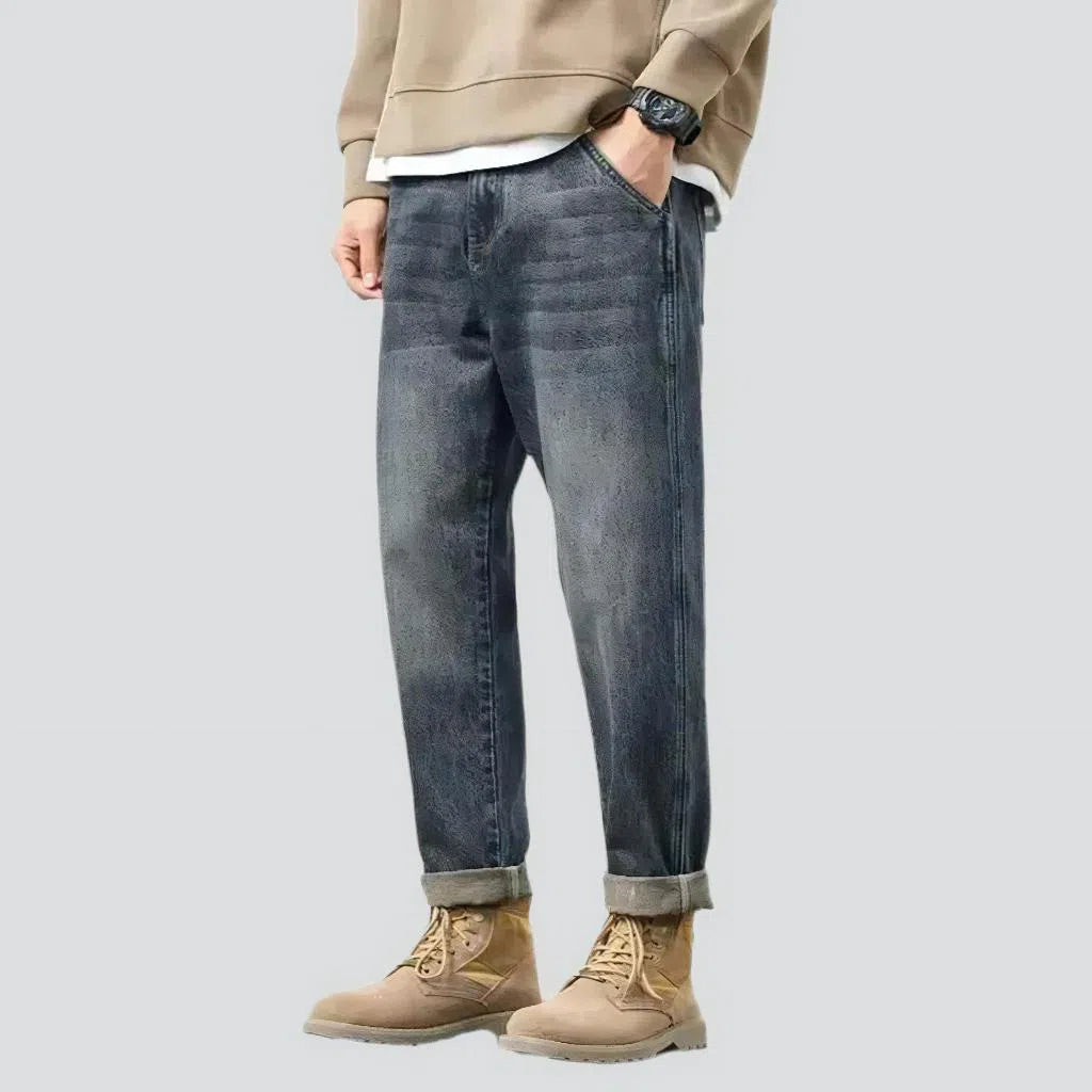 Baggy men's street jeans