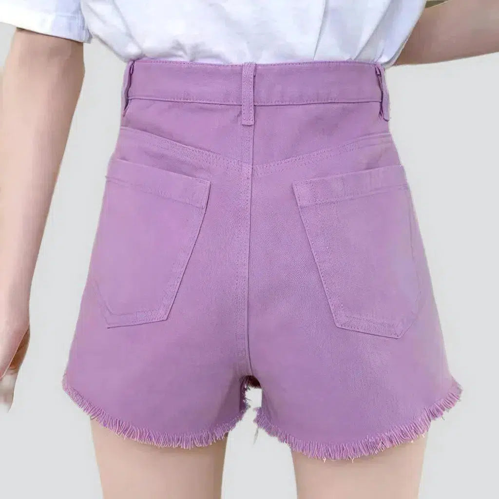 Mini jean skort
 for ladies