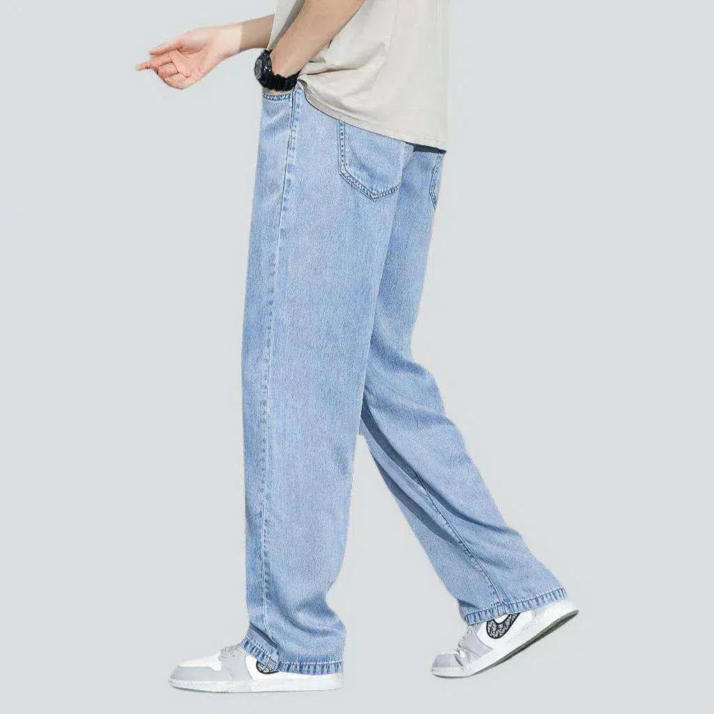 Vintage stonewashed men's jean pants