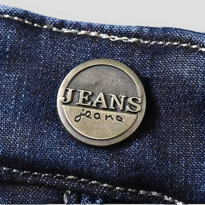 Fleece whiskered jeans
 for men