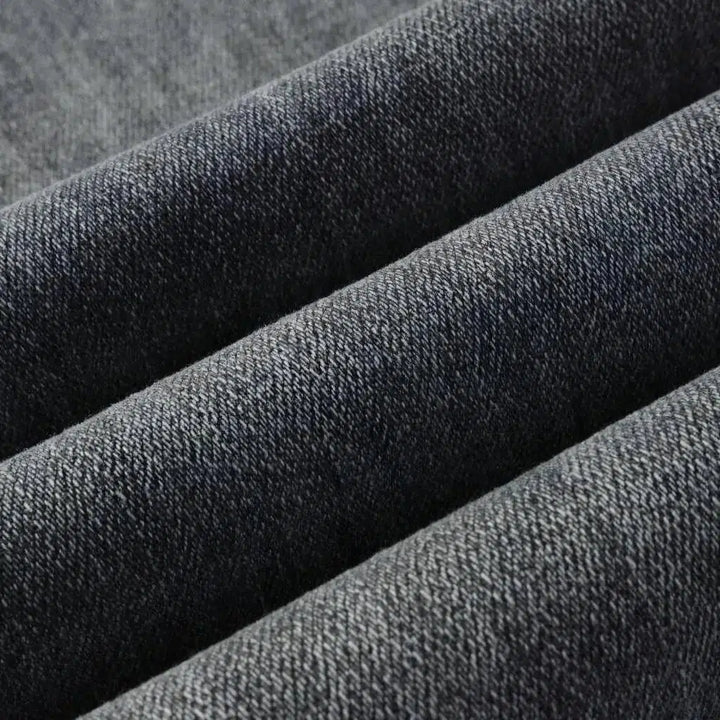 Street men's grey jeans