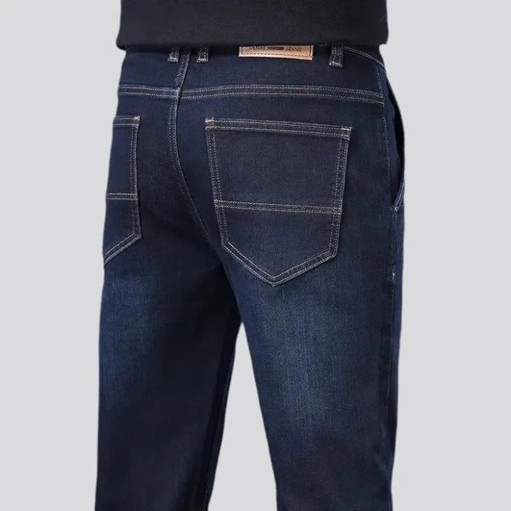 Slim fit high rise men's jeans