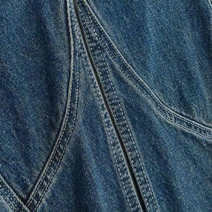 Vintage oversized men's jean jacket