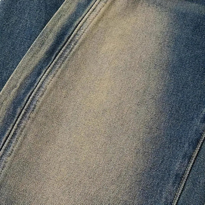 Floor-length vintage jeans
 for ladies