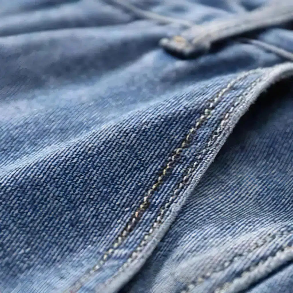 Patched 90s jeans
 for men