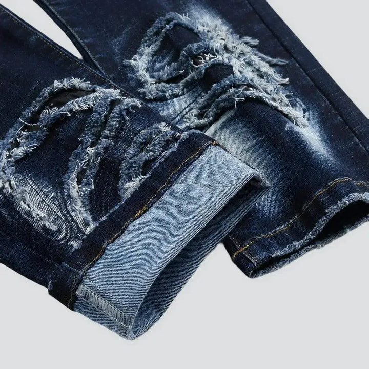 Dark-wash jeans
 for men