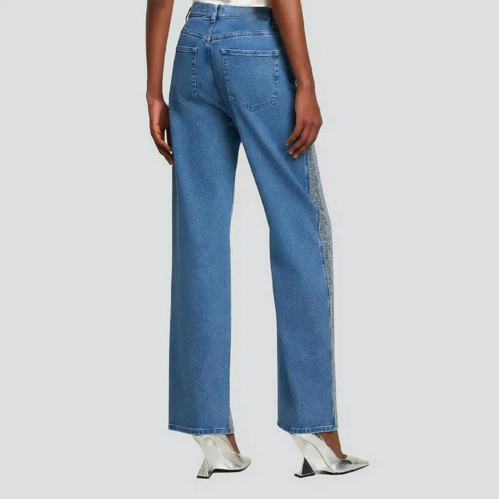 Sequin embellished jeans
 for women
