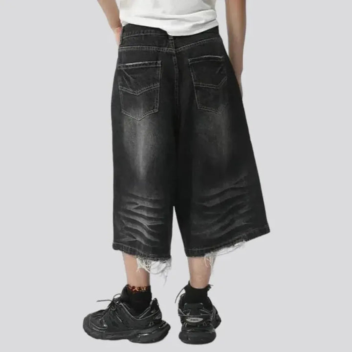 Vintage grunge jeans shorts
 for men