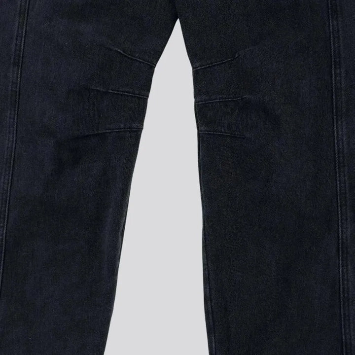 Boho style cargo men's jeans