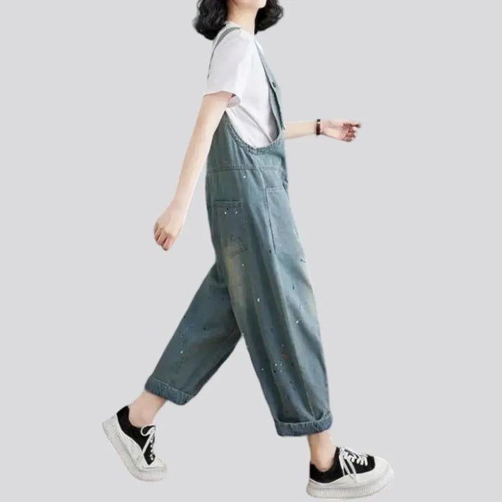 Baggy y2k denim jumpsuit