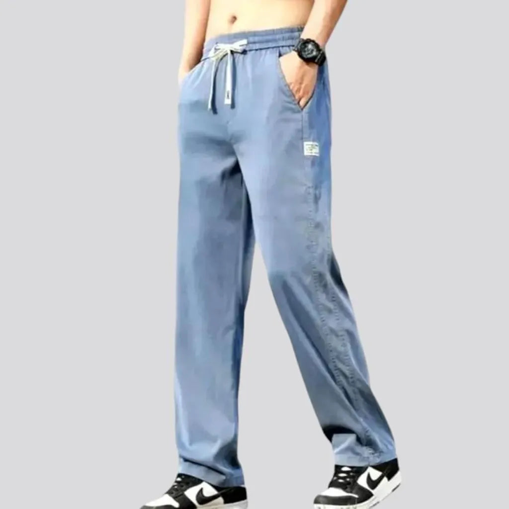 Lyocell stonewashed denim pants | Jeans4you.shop