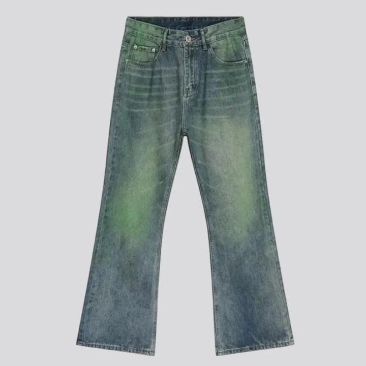 Green-cast men's whiskered jeans | Jeans4you.shop