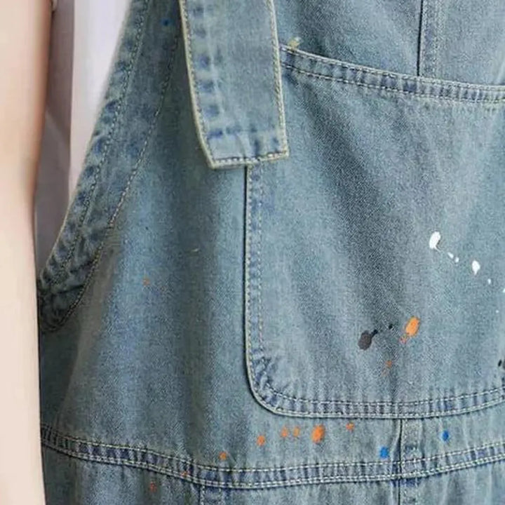 Baggy y2k denim jumpsuit