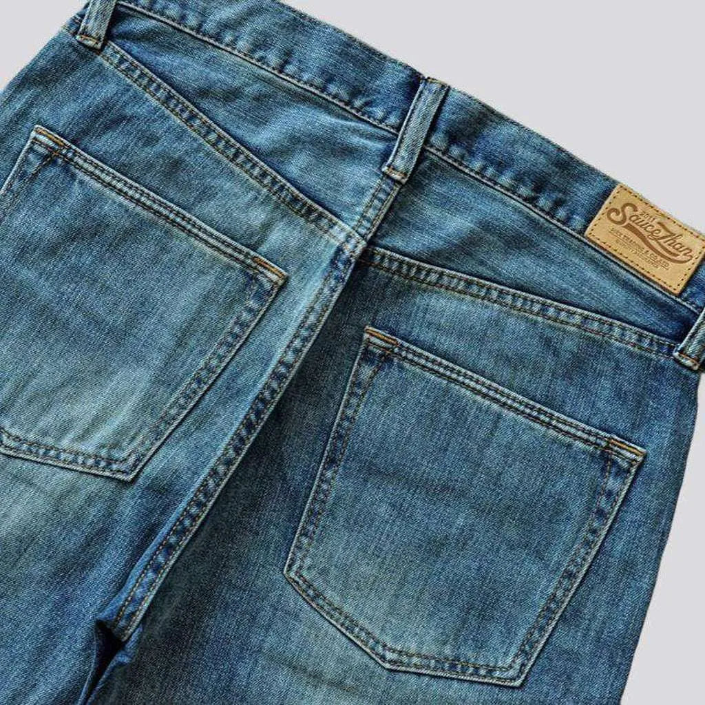 Sanded 10oz men's self-edge jeans