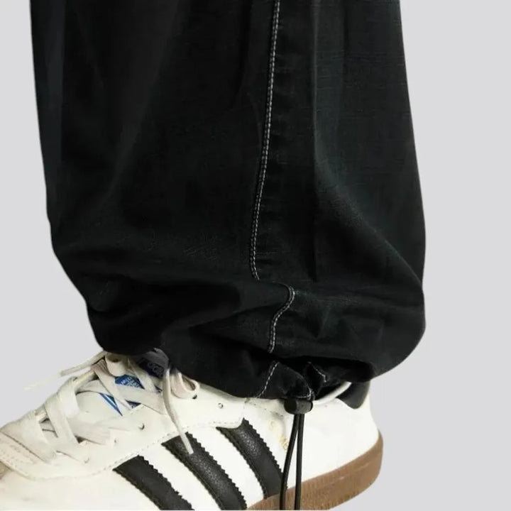 Fashionable slouchy fit jeans pants for men