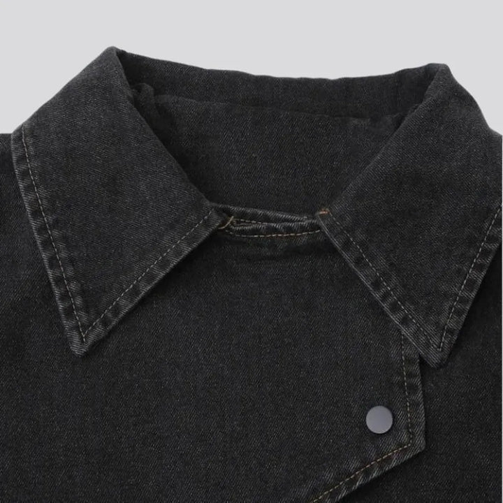 Vintage black jean jacket
 for women