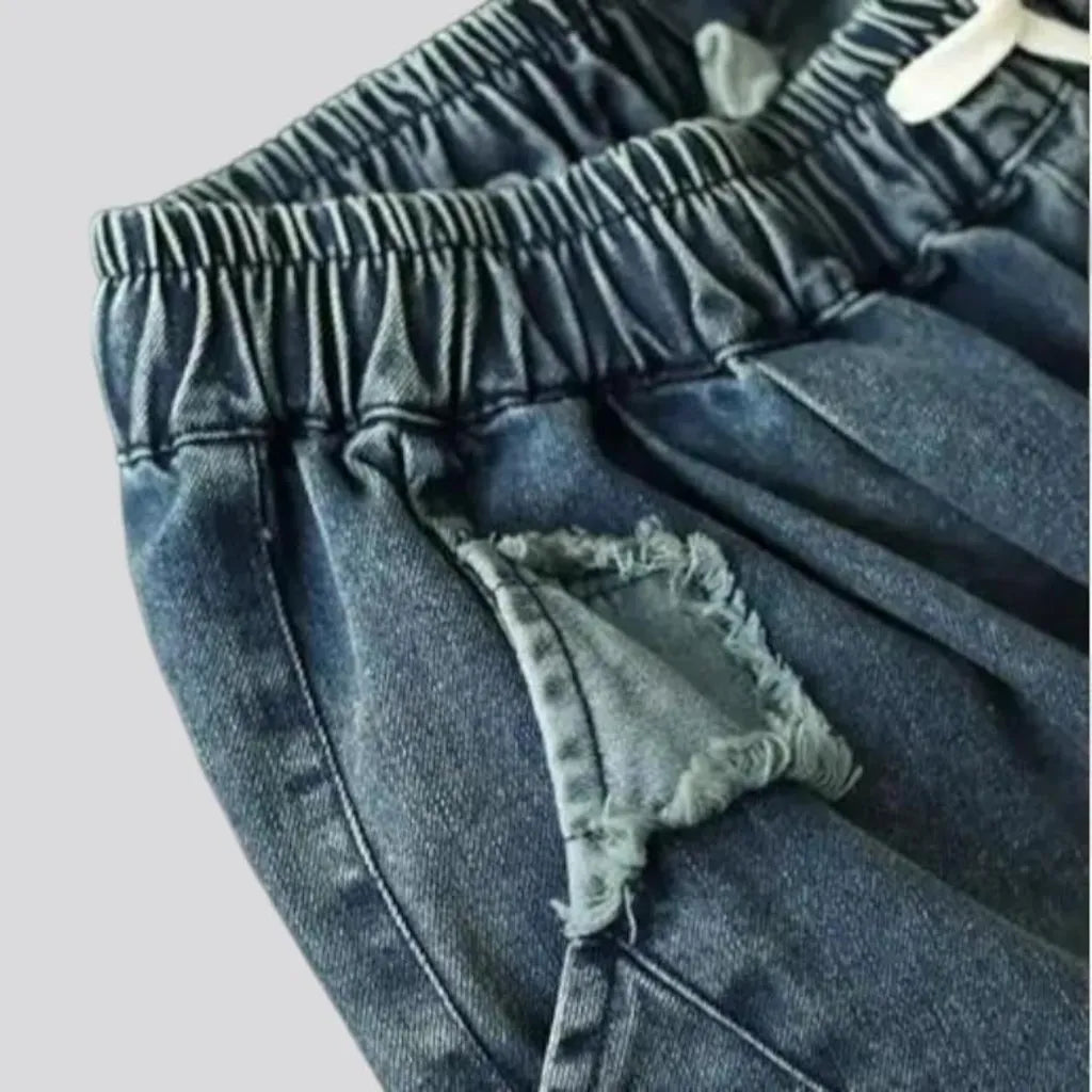 Baggy women's jean pants