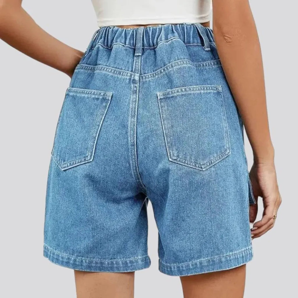 Cargo women's jean shorts