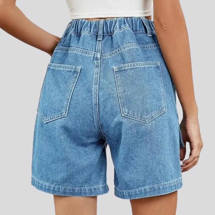 Cargo women's jean shorts