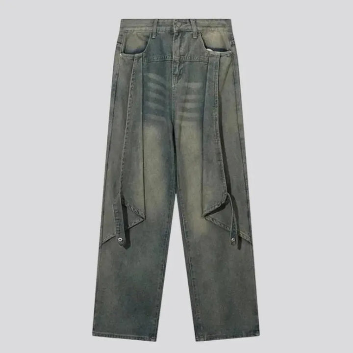 Vintage women's layered jeans