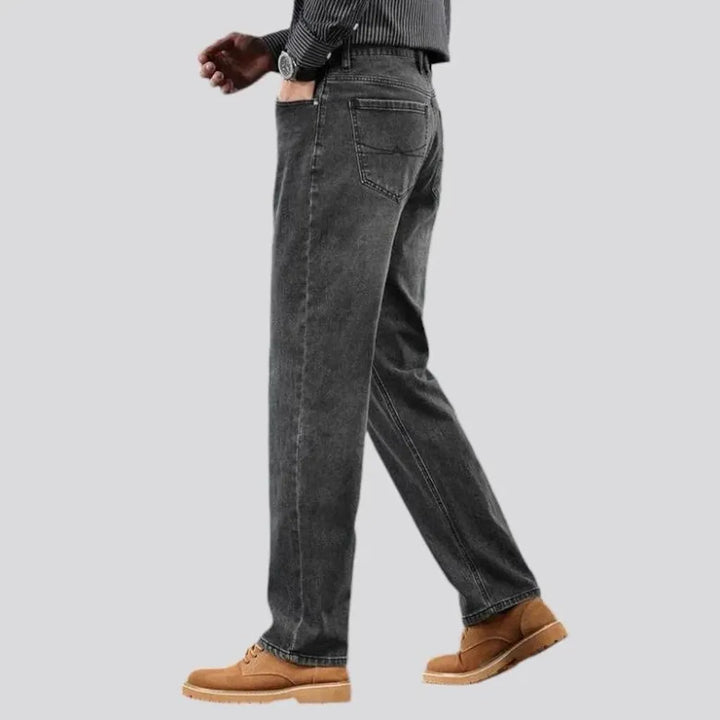 High rise men's jeans