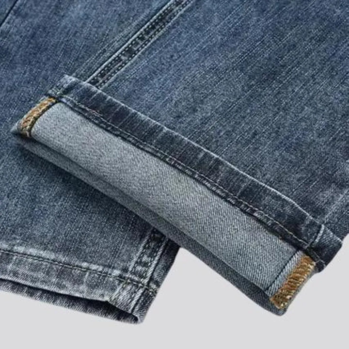 High rise jeans for men