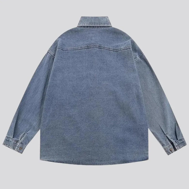 Disney-print jean jacket
 for women