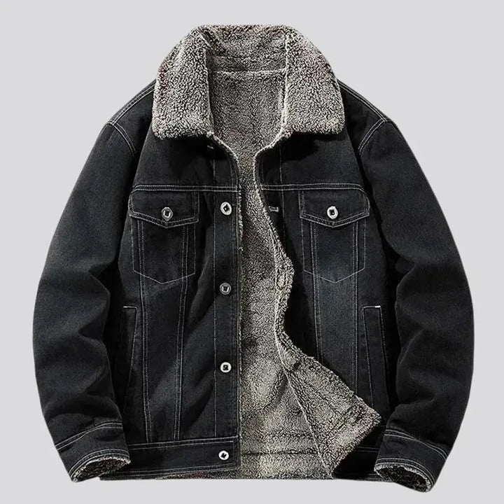 Classic men's denim jacket