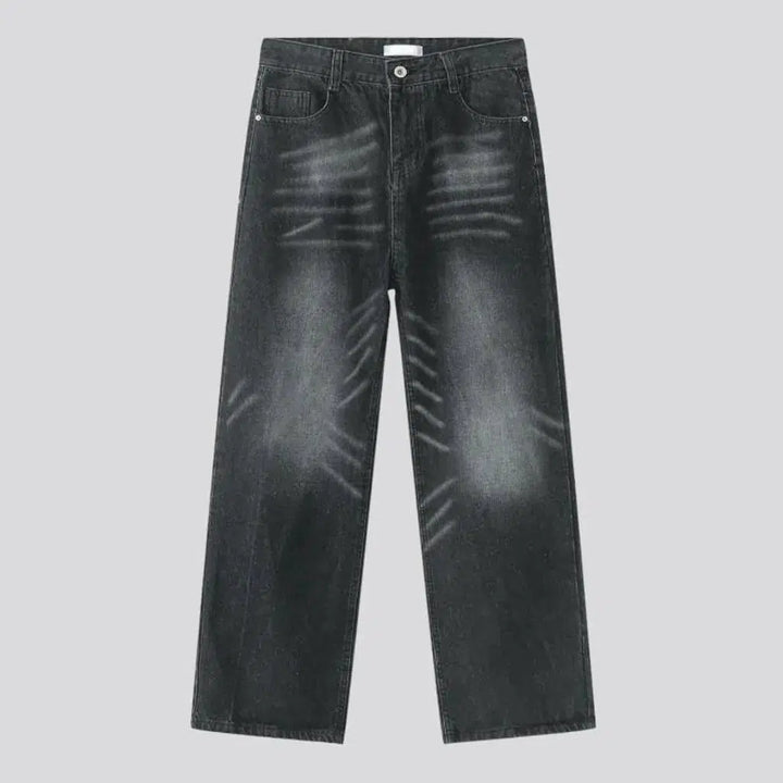 Black men's fashion jeans