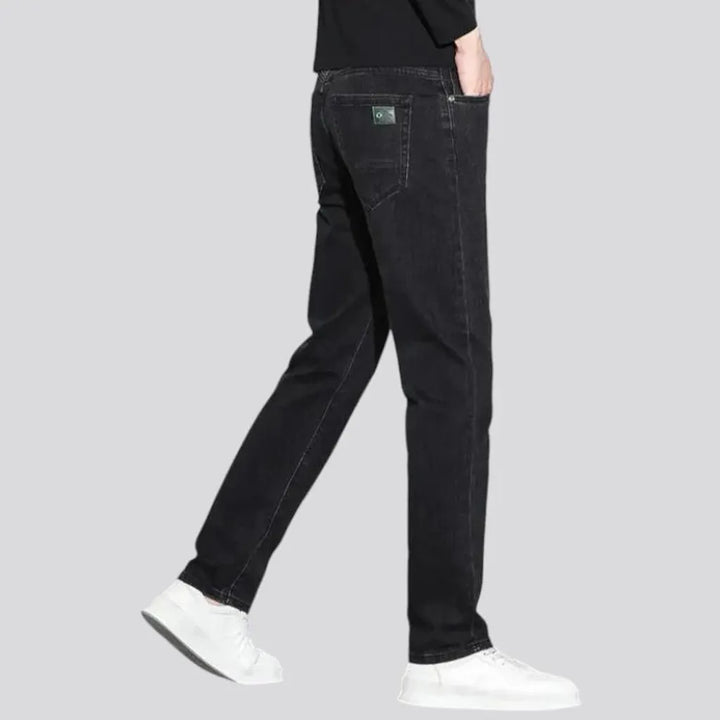 Tapered fit stretchable men's jeans