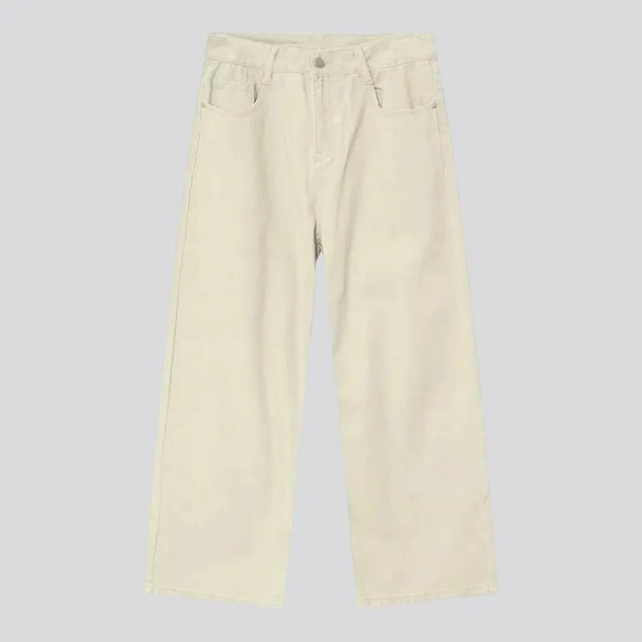 Boho mid rise jeans for men