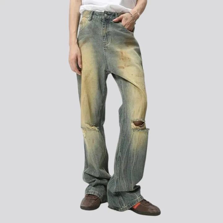 Vintage boho men's jeans