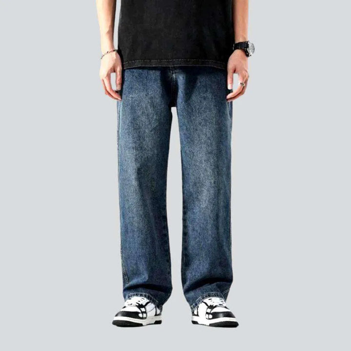 Mid-waist men's vintage jeans