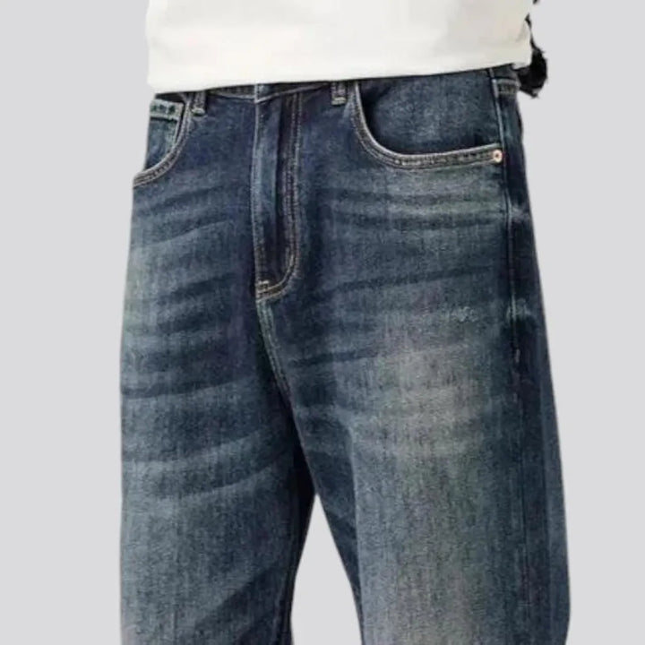 Vintage baggy-fit stylish men's jeans