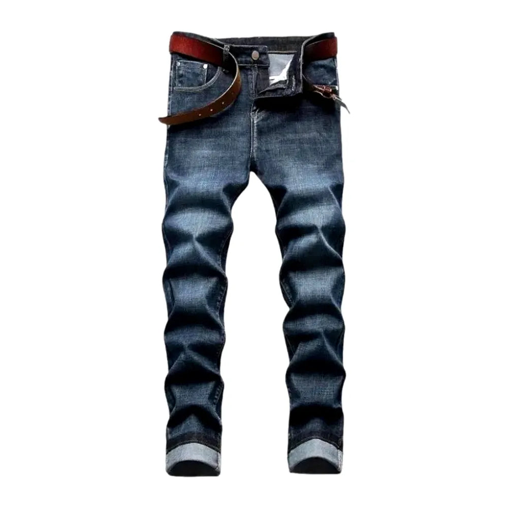 Vintage Casual Men's Jeans - Blue