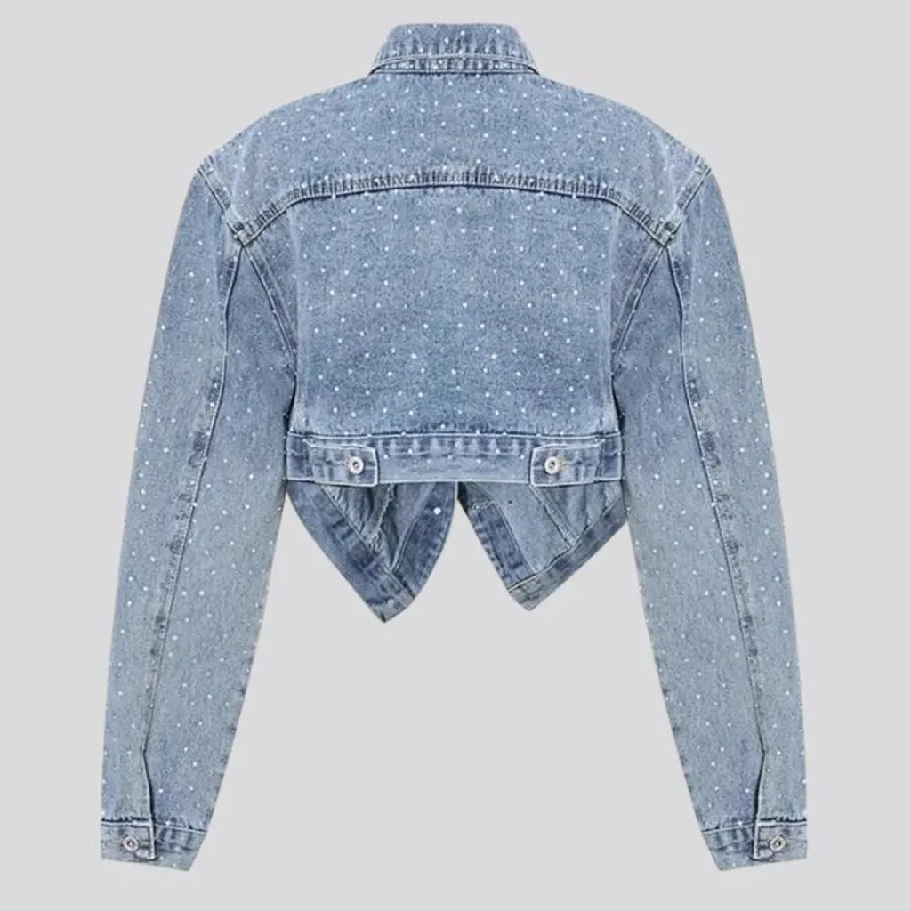 Fashion street style denim jacket for women