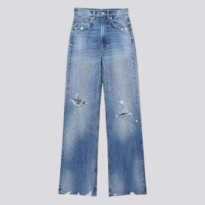 High fashion women's jeans