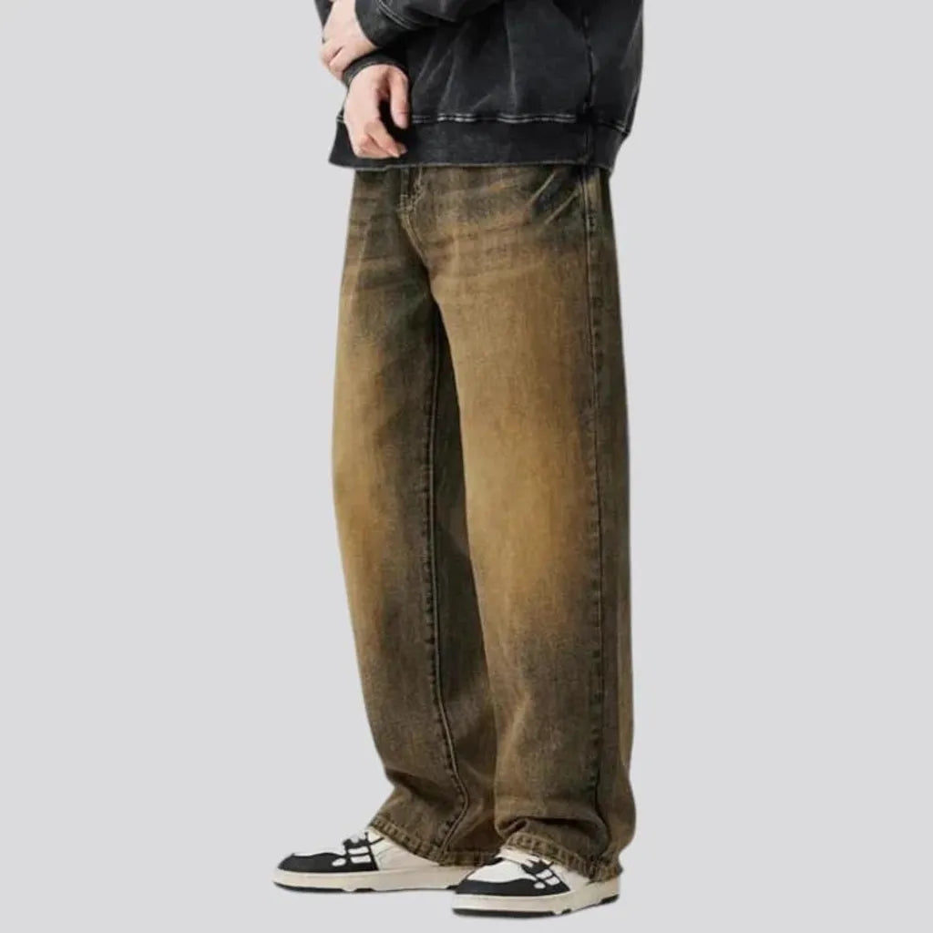 Slouchy fit jeans for men