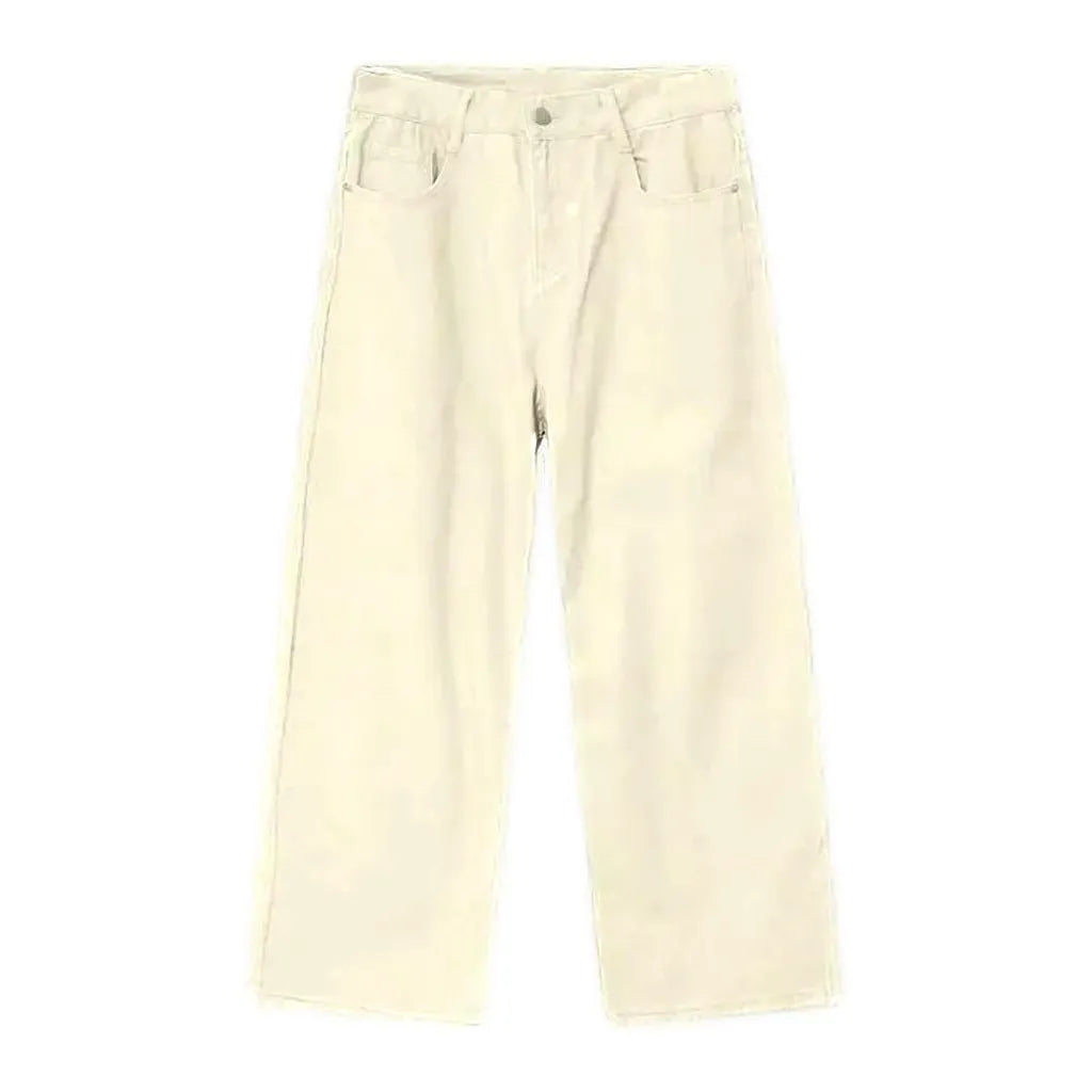 Boho Mid Rise Jeans for Men - Sand