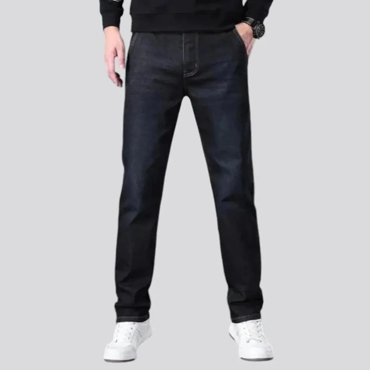 Slim fit high rise men's jeans