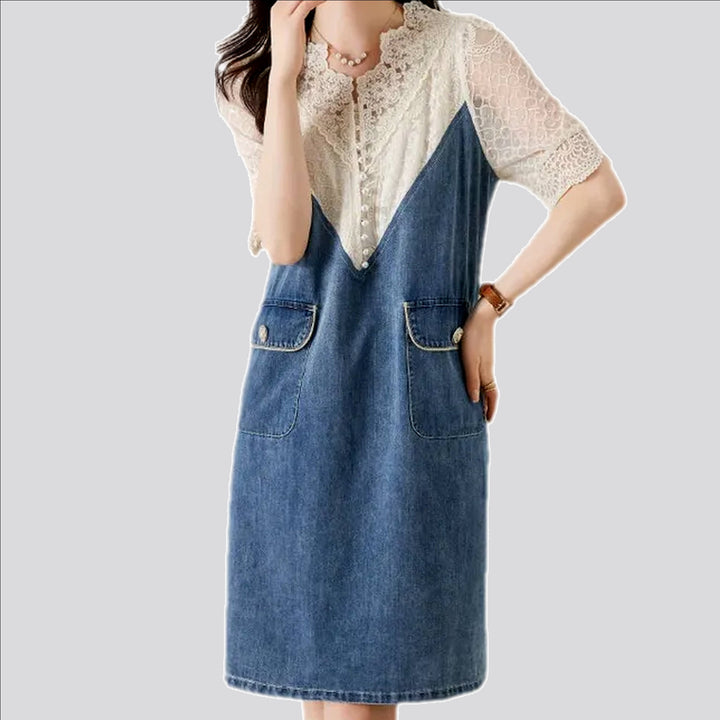 Casual Midi Denim Dress | Jeans4you.shop